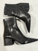 Load image into Gallery viewer, Prada Black Leather Pointy Toe Booties
