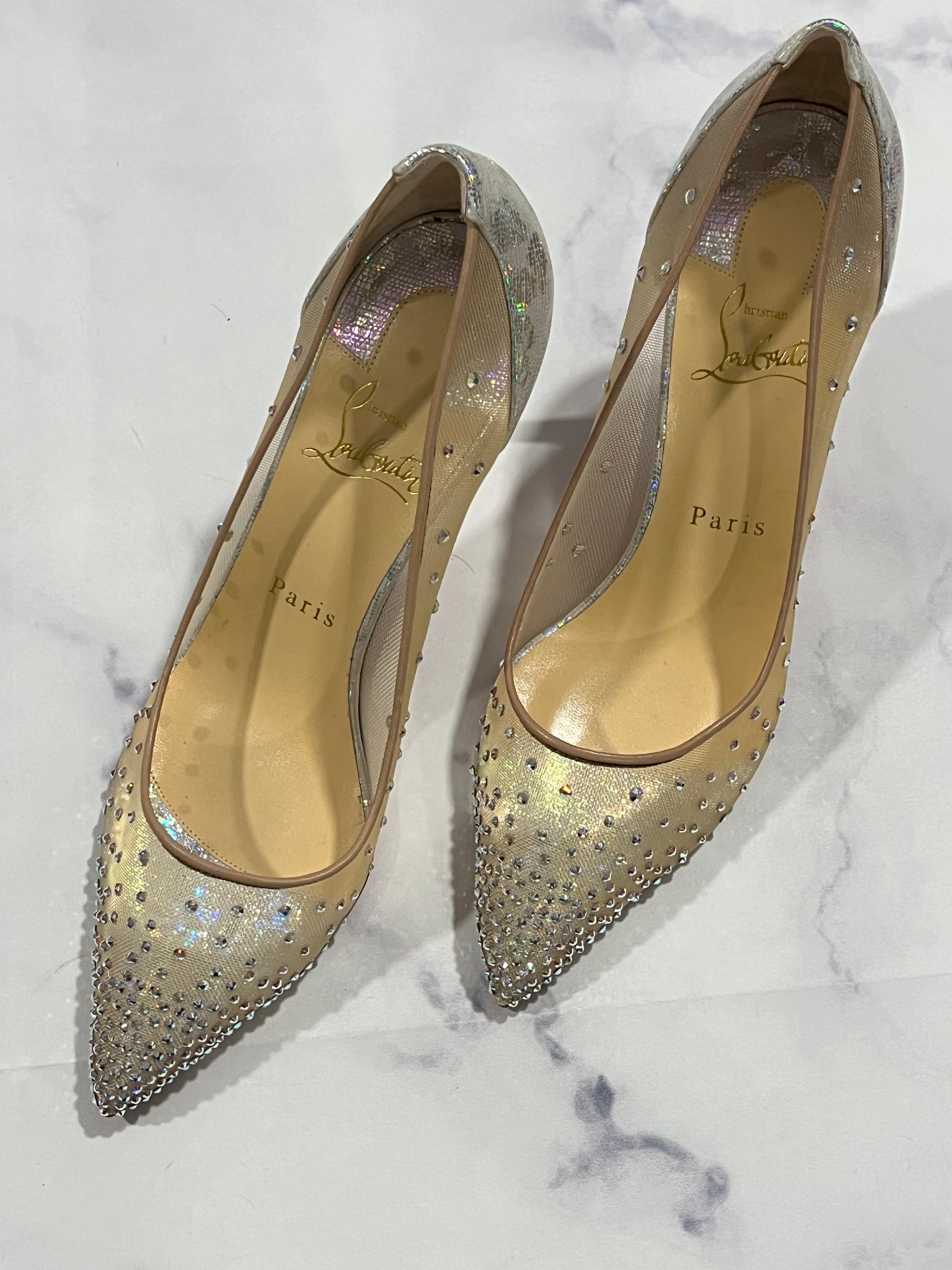 Christian Louboutin Follies Strass 85 – The Millionaires Closet