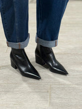 Load image into Gallery viewer, Prada Black Leather Pointy Toe Booties
