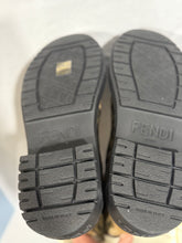 Load image into Gallery viewer, Fendi Brown Zucca Leather Lace Up Combat Boots
