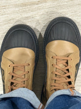 Load image into Gallery viewer, Fendi Brown Zucca Leather Lace Up Combat Boots
