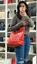 Load image into Gallery viewer, Chanel 31 Red Large Crossbody Shopping  Handbag
