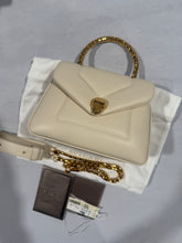Load image into Gallery viewer, Bvlgari SerpentI Ivory Reverse Handle Crossbody Bag
