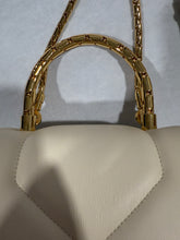 Load image into Gallery viewer, Bvlgari SerpentI Ivory Reverse Handle Crossbody Bag
