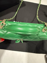 Load image into Gallery viewer, Chanel 26 Green Slim Vanity Bag

