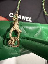 Load image into Gallery viewer, Chanel 26 Green Slim Vanity Bag
