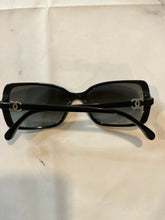 Load image into Gallery viewer, Chanel Black Rectangle Sunglasses
