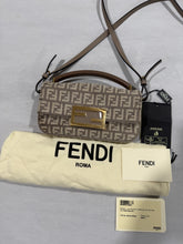 Load image into Gallery viewer, Fendi Beige Ivory Mini  Baguette Crossbody Tophandle Bag
