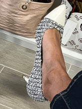 Load image into Gallery viewer, Chanel 14P Black White Tweed Pump
