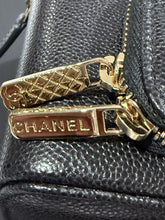 Load image into Gallery viewer, Chanel Black Caviar Top Handle Vanity
