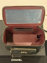 Load image into Gallery viewer, Chanel Black Caviar Top Handle Vanity
