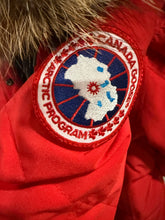 Load image into Gallery viewer, Canada Goose Red Parka Coat Size XS

