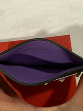 Load image into Gallery viewer, Valentino Garavani Purple Rockstud Card Case
