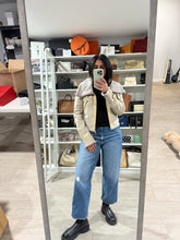 Load image into Gallery viewer, Brunello Cucinelli Beige Suede Shearling Jacket Size XS/S
