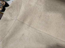 Load image into Gallery viewer, Brunello Cucinelli Beige Suede Shearling Jacket Size XS/S
