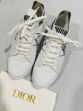 Load image into Gallery viewer, Dior 24W Black White Star Knit Sneaker
