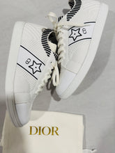 Load image into Gallery viewer, Dior 24W Black White Star Knit Sneaker
