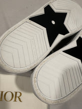 Load image into Gallery viewer, Dior 24W Black White Star Knit Sneaker
