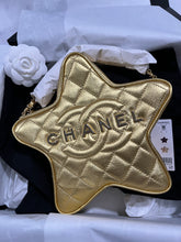Load image into Gallery viewer, Chanel Runway Star Metallic Gold Crossbody Bag
