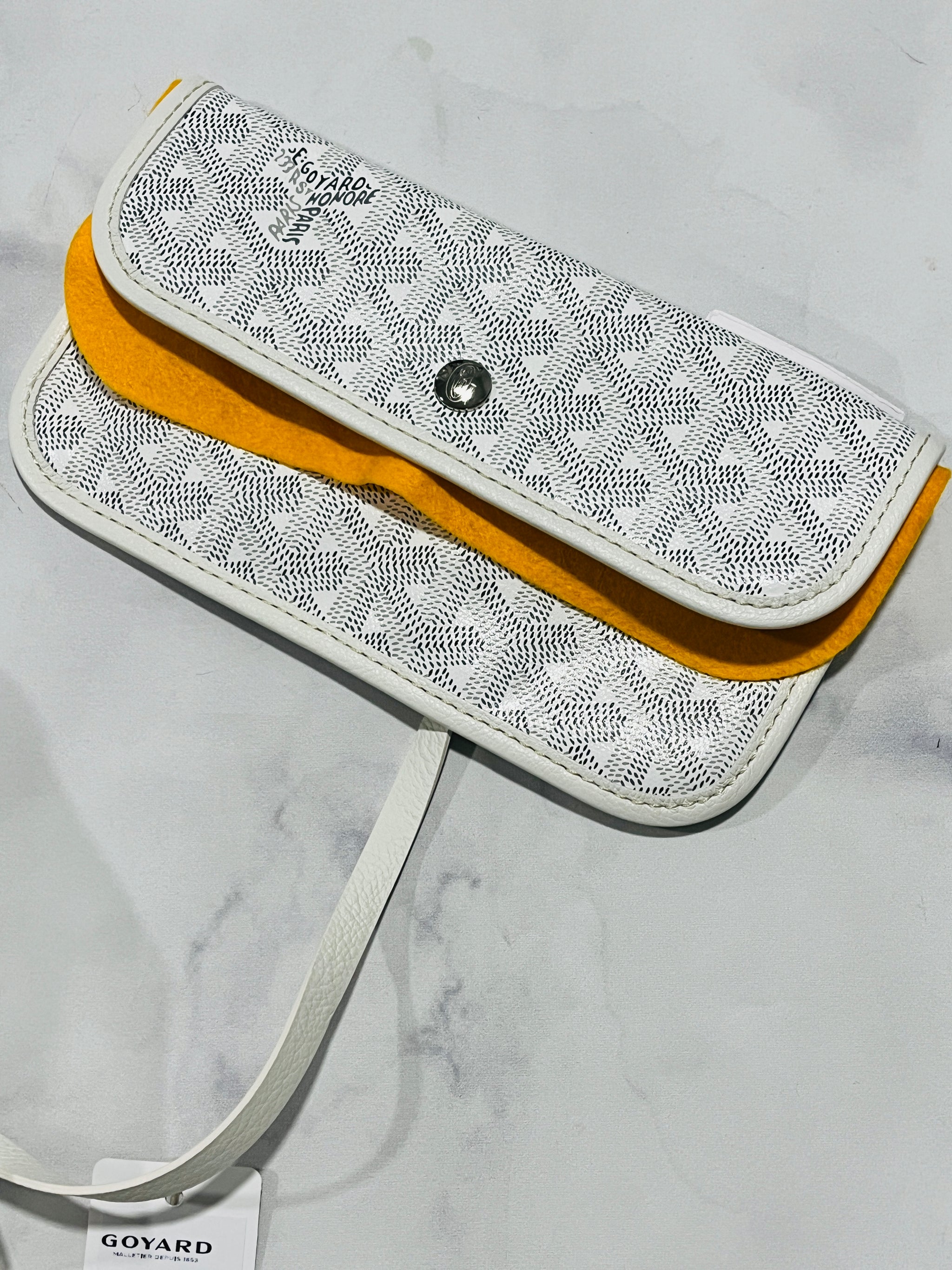 Goyard St Louis PM White Tote Special Edition Handbag – The