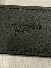 Load image into Gallery viewer, Saint Laurent GHW Buckle Black Leather Belt
