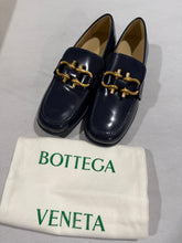Load image into Gallery viewer, Bottega Veneta Blue Leather Loafers
