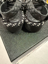 Load image into Gallery viewer, Chanel 21A Black Leather Tweed Dad Sandals
