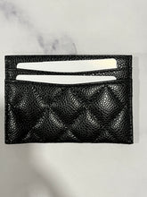 Load image into Gallery viewer, Chanel Black Caviar Card Case
