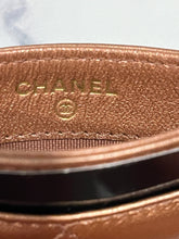 Load image into Gallery viewer, Chanel Copper/Bronze Metallic Card Case
