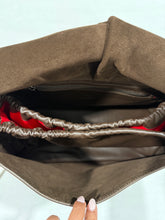 Load image into Gallery viewer, Christian Louboutin Chocolate Brown Suede Shoulder Flap Bag

