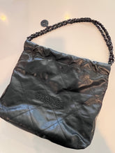 Load image into Gallery viewer, Chanel 22 Black on Black Hobo
