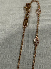 Load image into Gallery viewer, Gucci 18kt Rosegold Diamond Interlocking GG Necklace
