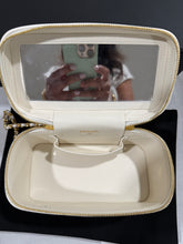 Load image into Gallery viewer, Chanel 25A White Caviar GHW Tophandle Crossbody Vanity Bag
