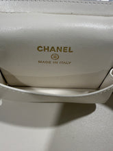 Load image into Gallery viewer, Chanel 25A White Caviar GHW Tophandle Crossbody Vanity Bag
