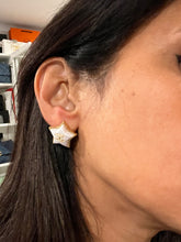Load image into Gallery viewer, Chanel Pearlize Star CC Earrings
