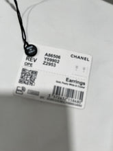Load image into Gallery viewer, Chanel Crystal CC Pearl Drop Earrings
