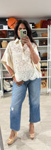 Load image into Gallery viewer, Michael Kors Lace Corded Butterfly Blouse
