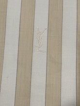 Load image into Gallery viewer, Saint Laurent Cotton Pique Striped Beige Button Front Shirt
