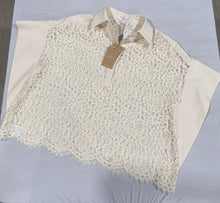 Load image into Gallery viewer, Michael Kors Lace Corded Butterfly Blouse
