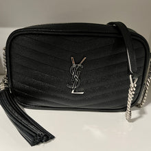 Load image into Gallery viewer, Saint Laurent YSL Black SHW Lou Mini Crossbody Bag
