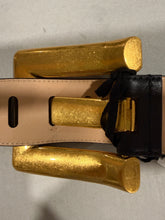 Load image into Gallery viewer, Balenciaga Black Belt Crystal Embedded
