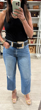 Load image into Gallery viewer, Balenciaga Black Belt Crystal Embedded
