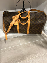 Load image into Gallery viewer, Louis Vuitton Monogram Keepall 50 Weekender Travel Bag
