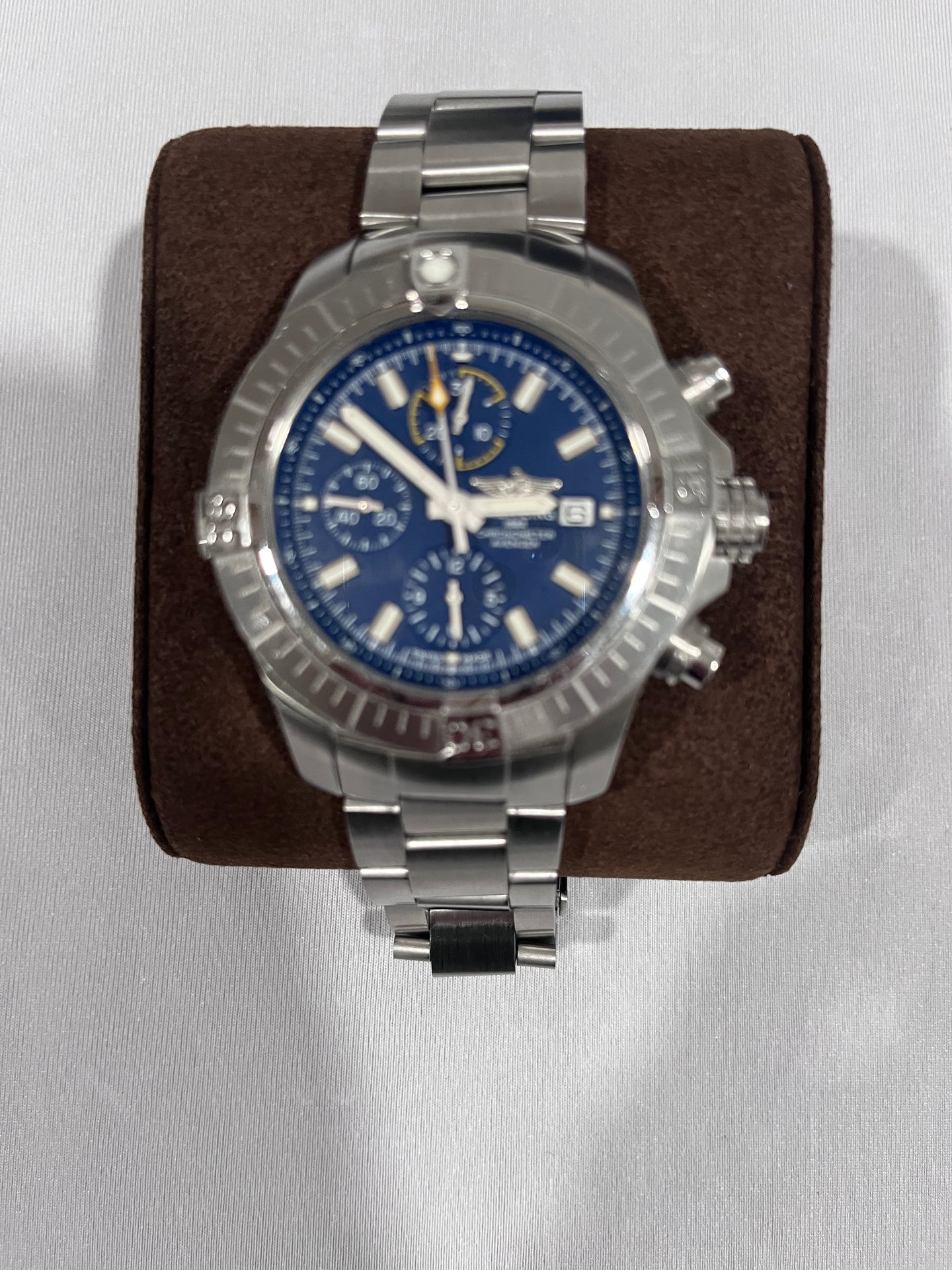Breitling 45mm Avenger Chronograph Blue Dial Watch