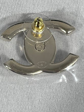 Load image into Gallery viewer, Chanel  CC Gold Tone Turnlock Large Earrings
