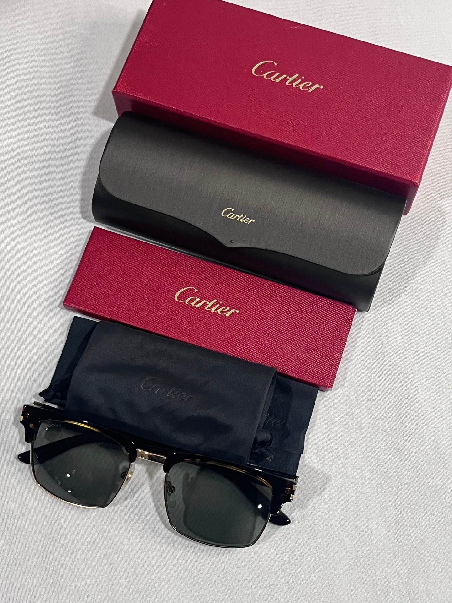 Cartier Tortoise Wayfarer Sunglasses
