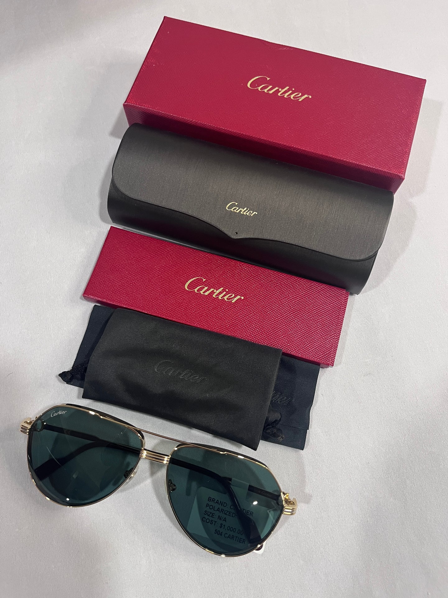 Cartier Tu-tone  Aviators Tu-tone 514 Sunglasses