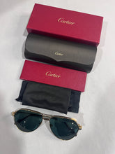 Load image into Gallery viewer, Cartier Signature Aviators Sunglasses
