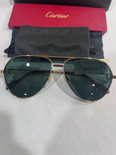 Load image into Gallery viewer, Cartier Signature Aviators Sunglasses

