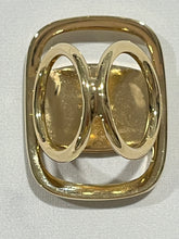 Load image into Gallery viewer, Ferragamo Gold Tone Scarf Ring
